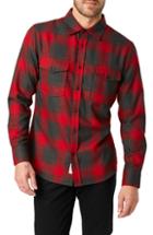 Men's 7 Diamonds Ren Slim Fit Check Sport Shirt - Red