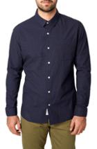 Men's 7 Diamonds Players Club Trim Fit Linen Blend Sport Shirt, Size - Blue