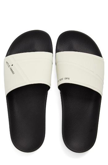 Men's Adidas By Raf Simons Bunny Adilette Slide Sandal M - White