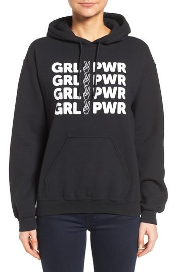 Women's Redwolf Girl Power Hoodie - Black
