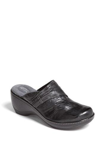 Women's Softwalk 'mason' Clog .5 N - Black