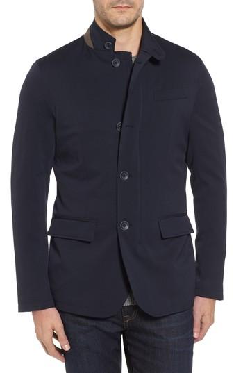 Men's Herno Lp High Tenacity Storm Wool Blend Blazer Eu - Blue