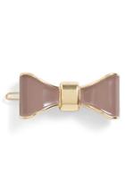 L. Erickson 'prim' Bow Tige Boule Barrette, Size - Brown