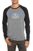 Men's John Varvatos Star Usa Aerosmith Graphic Baseball Shirt - Grey