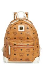 Mcm Mini Visetos Backpack - Brown