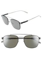 Men's Mykita Hugh 52mm Mirrored Sunglasses - Silver/ Black