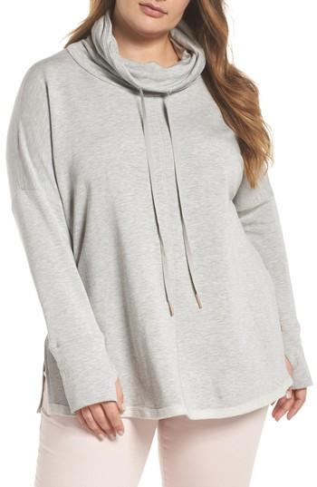 Women's Caslon Off Duty Funnel Neck Sweatshirt