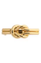 L. Erickson Nautical Knot Metal Barrette, Size - Metallic