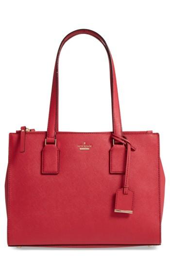 Kate Spade New York Cameron Street - Small Jensen Leather Tote - Red
