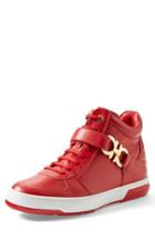 Men's Salvatore Ferragamo 'nayon' High Top Sneaker M - Red