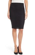 Women's Cece Jacquard Knit Pencil Skirt - Black