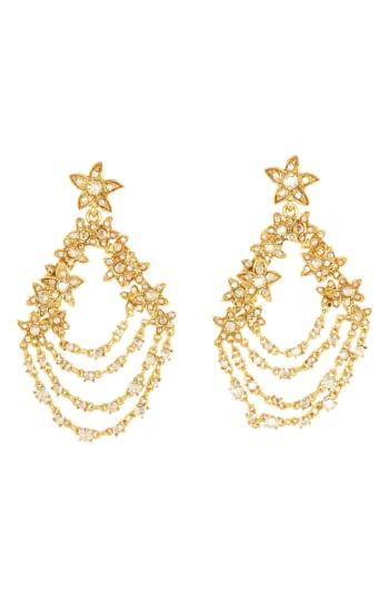 Women's Oscar De La Renta Starfish Drop Earrings