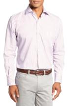 Men's Peter Millar Summer Stripe Fit Sport Shirt, Size X-large - Red