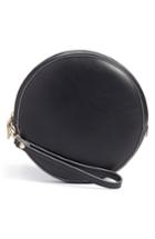 Sole Society Smooth Circle Crossbody - Black
