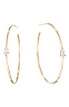 Women's Lana Jewelry Pear Diamond Hoop Earrings