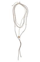 Women's Topshop Multistrand Lariat Necklace