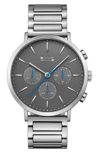 Men's Uri Minkoff Griffith Bracelet Watch, 43mm