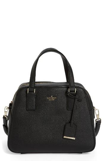 Kate Spade New York Cameron Street - Little Babe Leather Satchel - Black