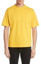 Men's Helmut Lang T-shirt, Size Small - Yellow