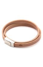 Men's Ezra Arthur Double Wrap Leather Bracelet
