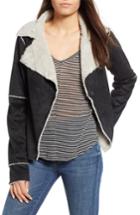 Women's Dylan Faux Shearling Jacket - Black