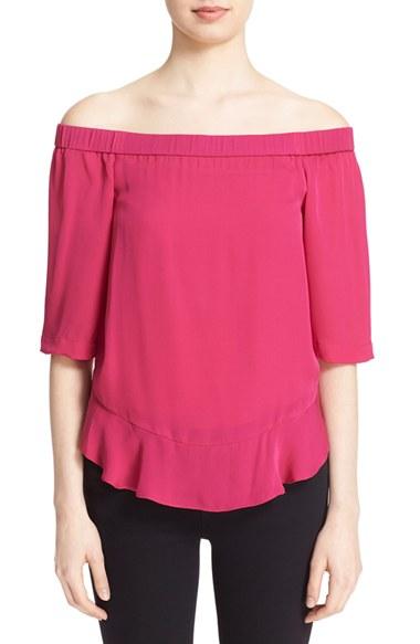 Women's Rebecca Taylor Off The Shoulder Top
