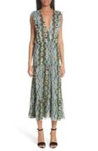 Women's Altuzarra Jorma Print Silk Dress Us / 36 Fr - Green