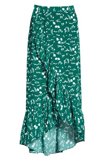Women's Maje Floral High/low Wrap Skirt