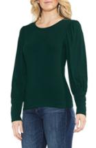 Women's Vince Camuto Long Puff Sleeve Top - Green