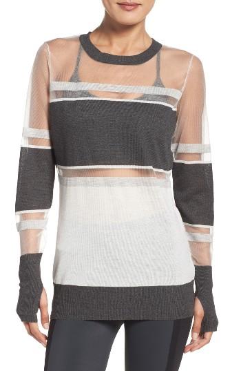 Women's Blanc Noir Vision Mesh Sweatshirt