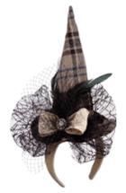 Women's Allstate Witch Hat Fascinator - Black