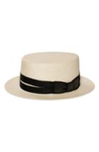 Women's Bijou Van Ness The Gemini Boater Hat - Ivory