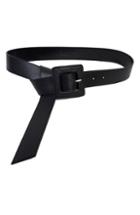 Women's Salvatore Ferragamo Double Gancio Reversible Leather Belt 0 - Mirto/nero