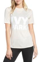 Women's Ivy Park Programme Fitted Logo Tee - Beige