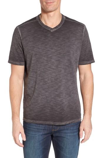 Men's Tommy Bahama Suncoast Shores V-neck T-shirt, Size - Black