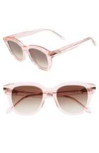 Women's Valley Brake 48mm Sunglasses - Crystal Pink/ Brown Gradient