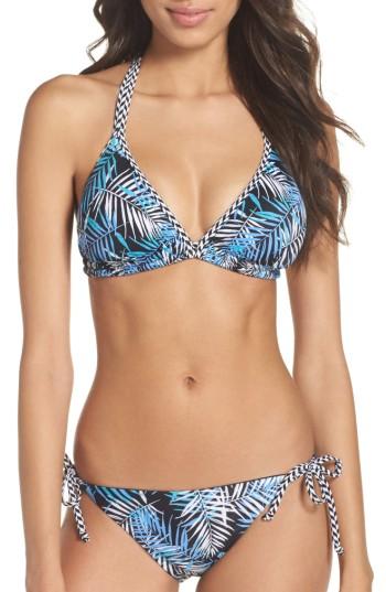 Women's Blush By Profile Desert Palm Bikini Top F (ddd Us) - Blue