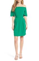 Women's Eliza J Off The Shoulder Dress - Green