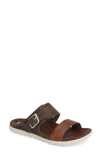 Women's Merrell Around Town Slide Sandal M - Green