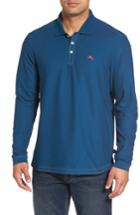 Men's Tommy Bahama Emfielder Long Sleeve Polo - Purple