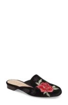 Women's Sole Society Bedford Genuine Calf Hair Loafer Flat .5 M - Black