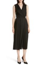 Women's Tracy Reese Surplice Fit & Flare Dress - Black
