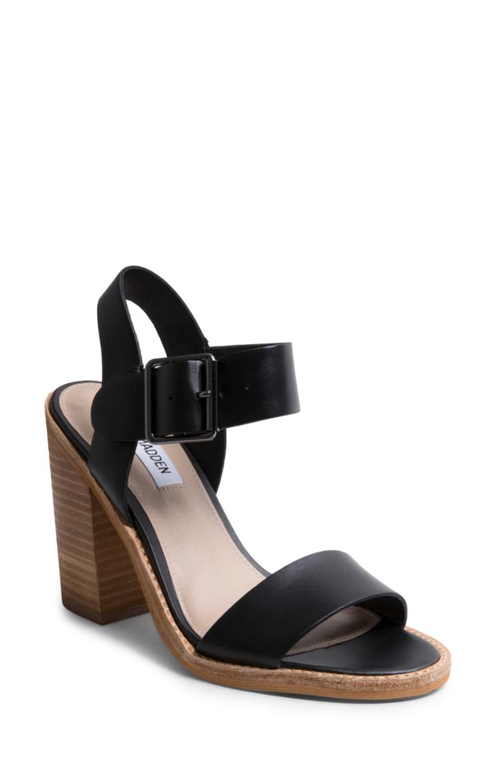 Women's Steve Madden Castro Sandal M - Black