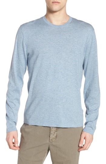 Men's James Perse Fine Gauge Crewneck Sweater (l) - Blue