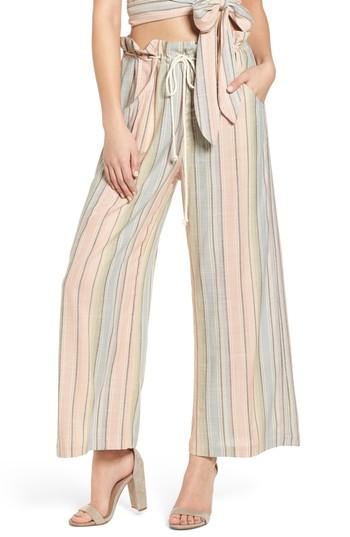 Women's Show Me Your Mumu Peterson High Waist Wide Leg Pants - Pink