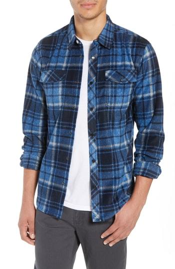 Men's O'neill Glacier Plaid Fleece Shirt - Blue