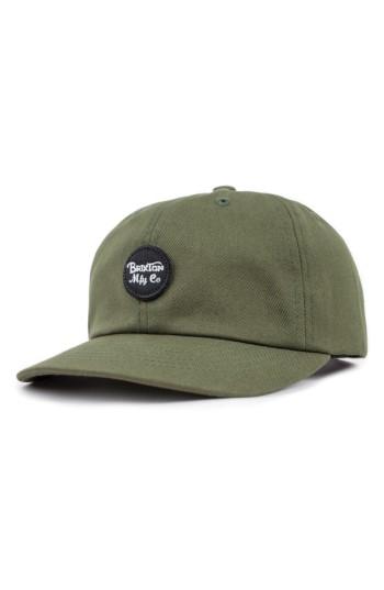 Men's Brixton Wheeler Snapback Baseball Cap - Green