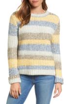 Women's Barbour Hive Knit Fisherman Sweater Us / 8 Uk - Yellow