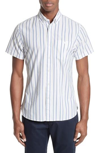 Men's Todd Snyder Trim Fit Stripe Sport Shirt