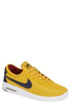 Men's Nike Sb Air Max Bruin Vapor Txt Skateboarding Sneaker .5 M - Yellow